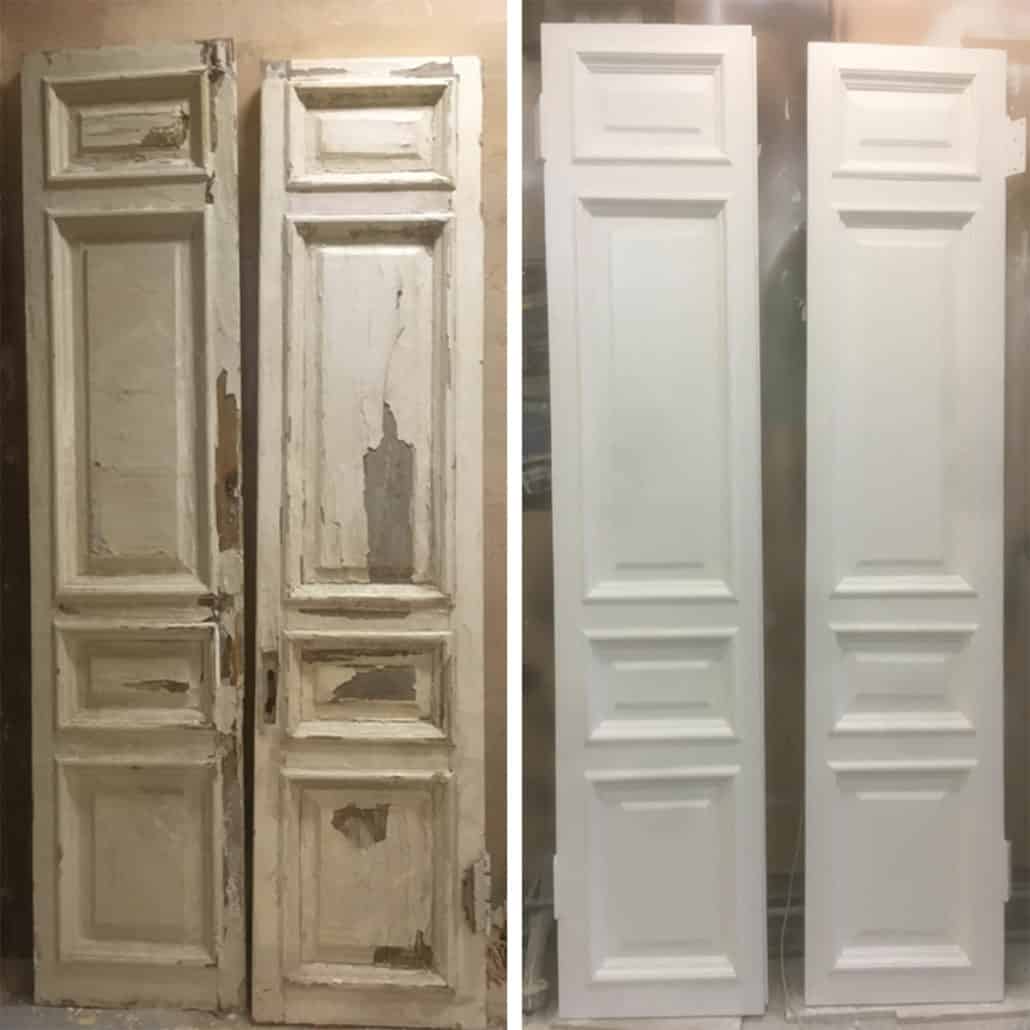 реставрация деревянных межкомнатных дверей в СП-б
